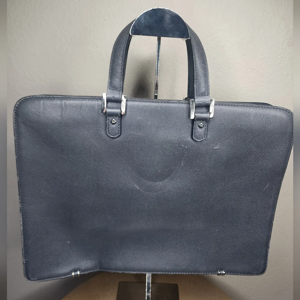 MCM Leather Briefcase Laptop Bag
